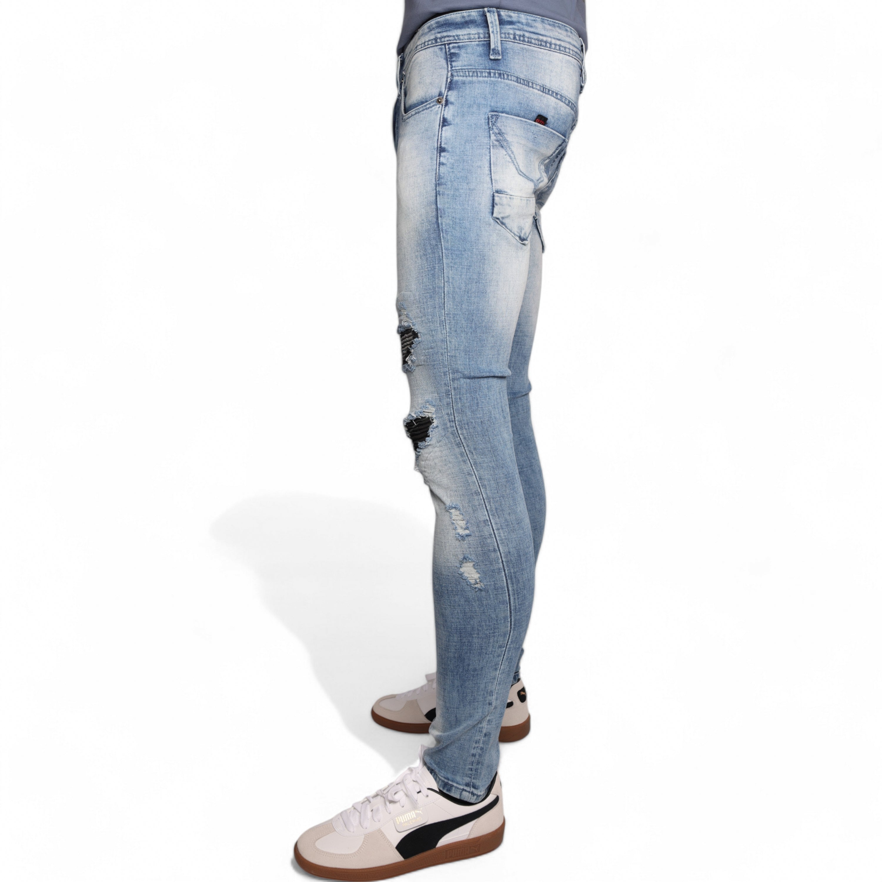 Cutty Jeans Ripped Denim Blue